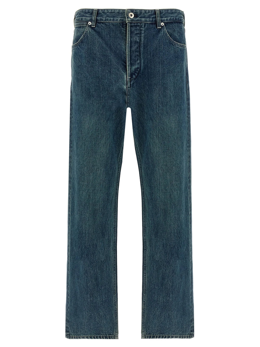 Jil Sander Blue Cotton Straight-Leg Jeans - W30