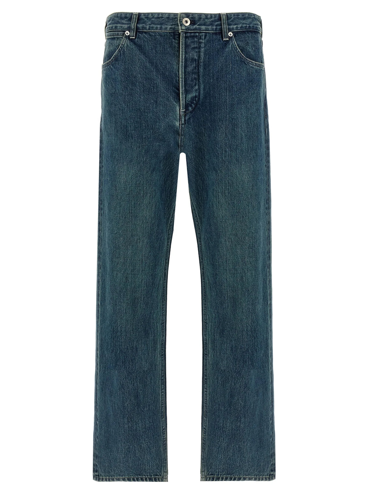 Jil Sander Blue Cotton Straight-Leg Jeans - W30