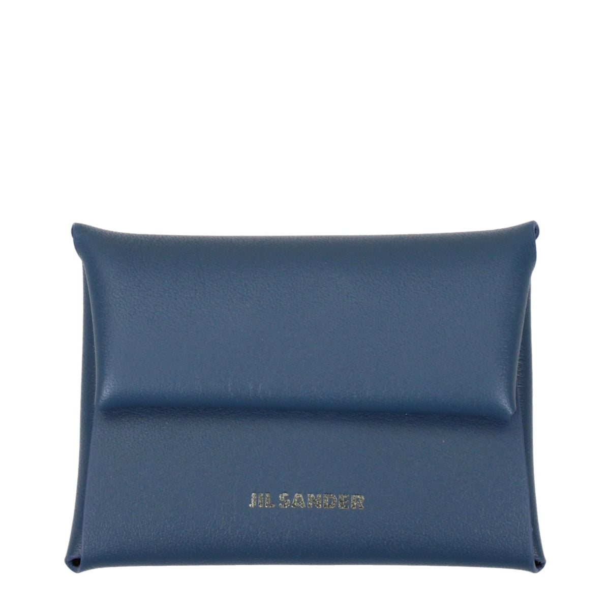 Jil Sander Blue Leather Wallets