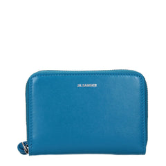 Jil Sander Blue Leather Wallets