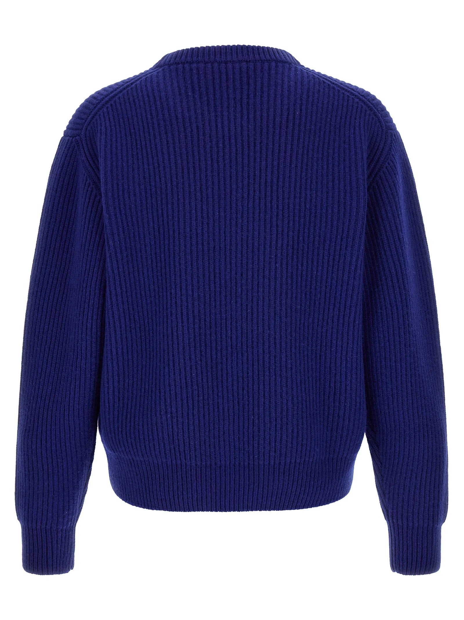 Jil Sander Blue Wool Cardigan