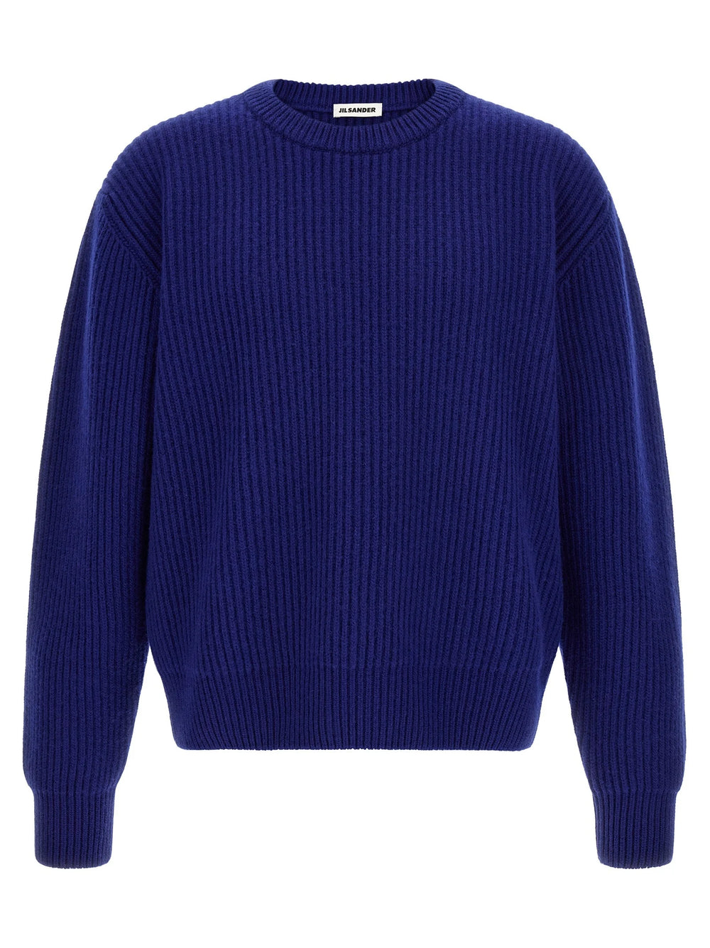 Jil Sander Blue Wool Cardigan