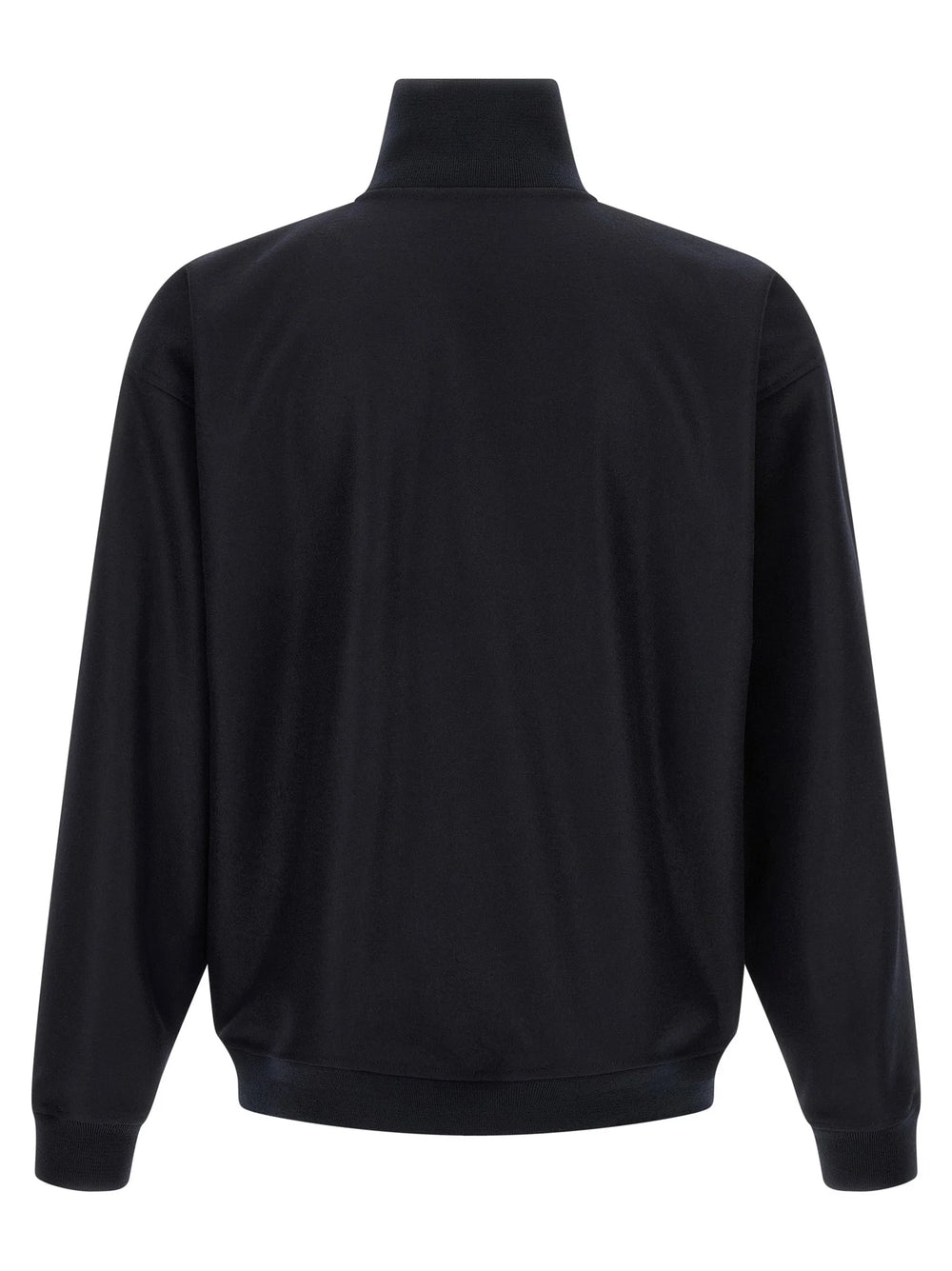 Jil Sander Blue Wool Full-Length Jacket