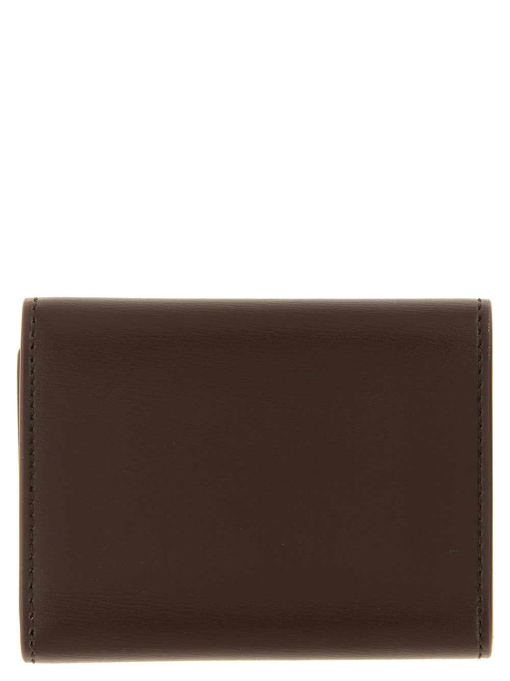 Jil Sander Brown Calfskin Cardholder