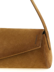 Jil Sander Brown Calfskin Shoulder Bag