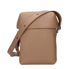 Brązowa torebka na ramię Jil Sander