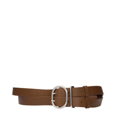 Jil Sander Brown Leather Regular Belt - UNI