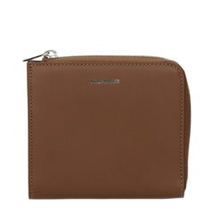 Jil Sander Brown Leather Wallet