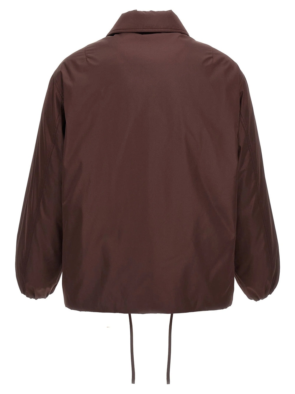 Jil Sander Brown Polyester Full-Length Jacket - IT50 | L
