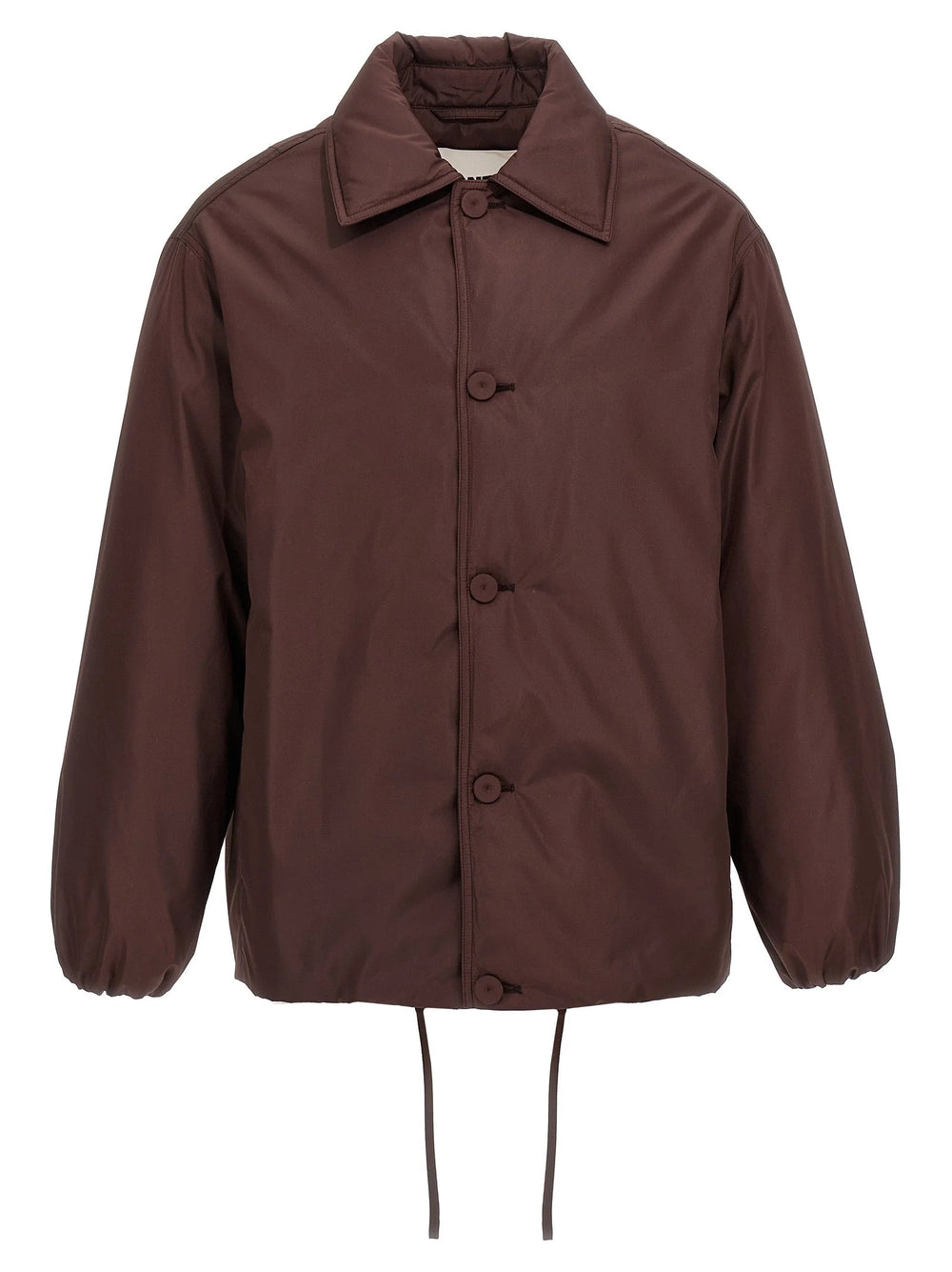 Jil Sander Brown Polyester Full-Length Jacket - IT50 | L