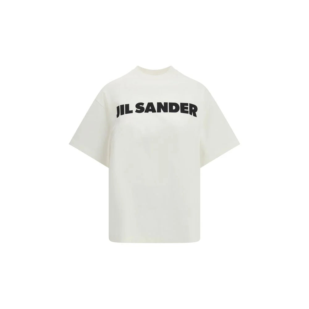 Jil Sander Cream Cotton T-Shirt