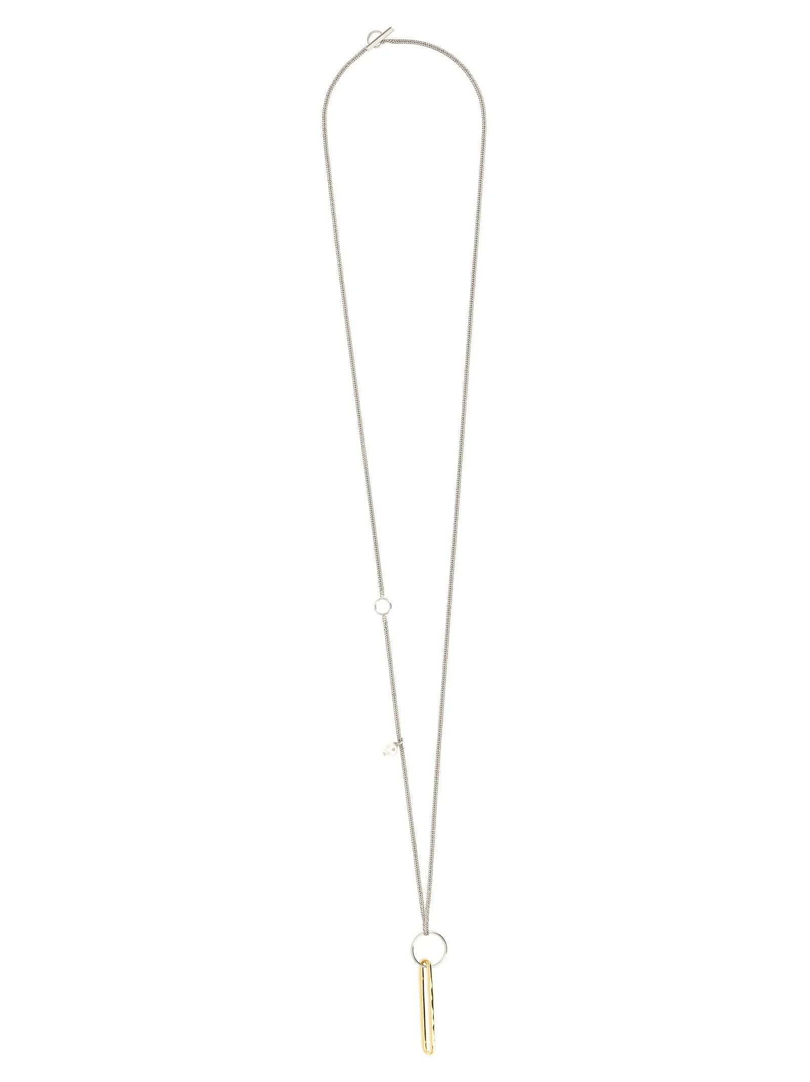 Jil Sander Gold Brass Necklace - One Size