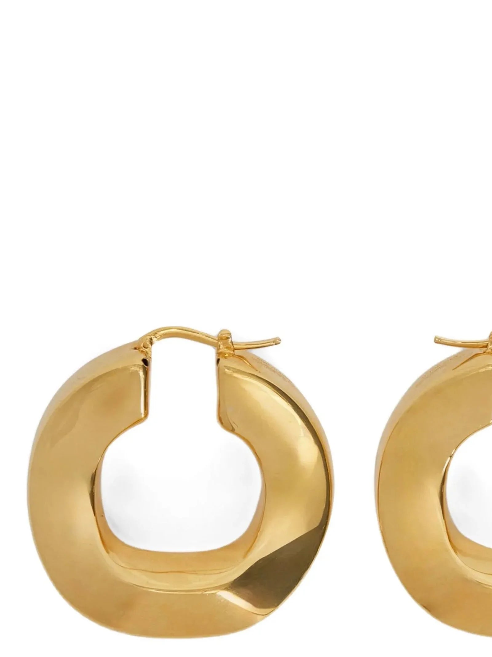 Jil Sander Gold Copper Earrings - One Size