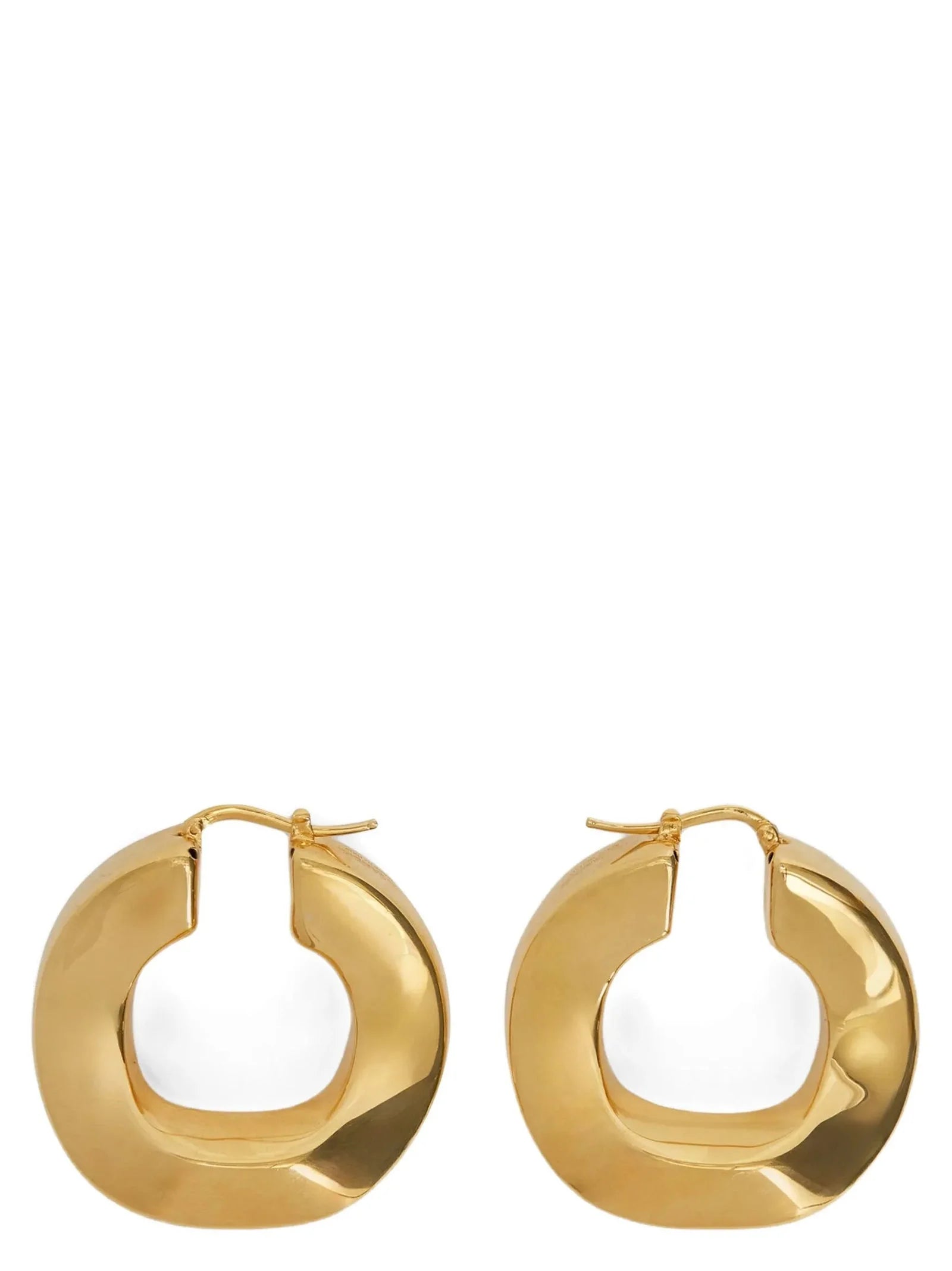 Jil Sander Gold Copper Earrings - One Size