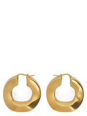 Jil Sander Gold Copper Earrings - One Size