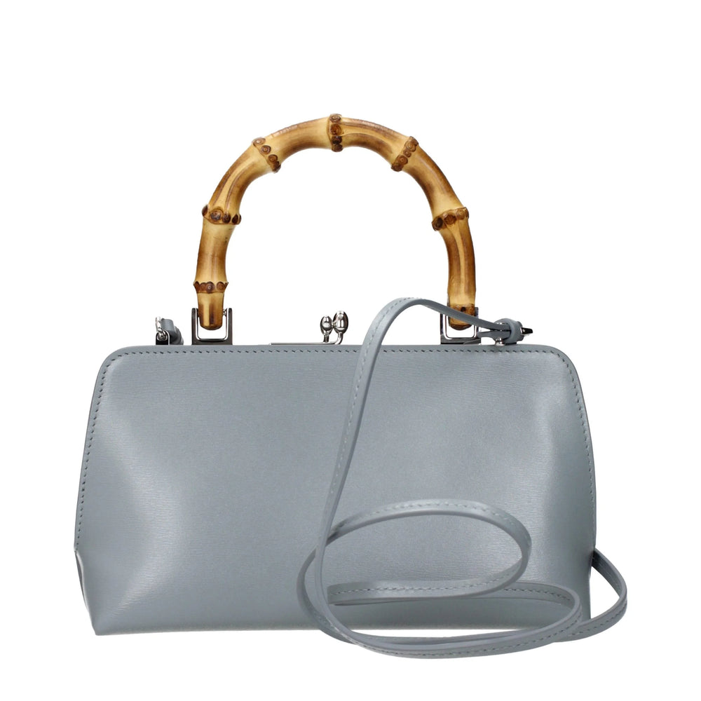 Jil Sander Grijze lederen handtas