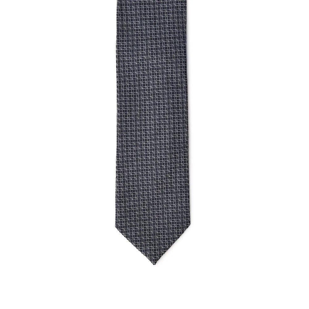 Jil Sander Gray Silk Ty - Neckties