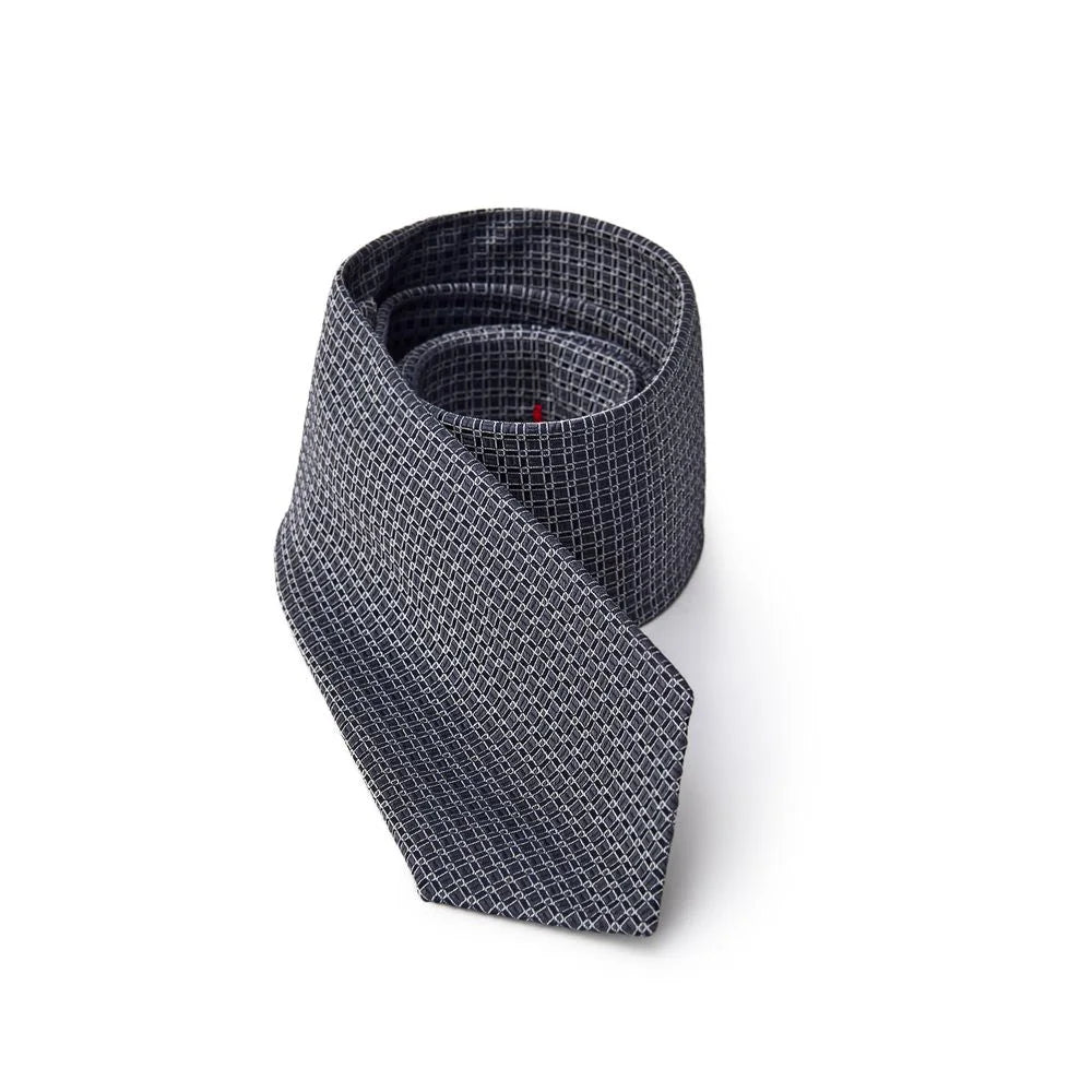 Jil Sander Gray Silk Ty - Neckties
