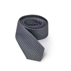 Jil Sander Gray Silk Ty - Neckties