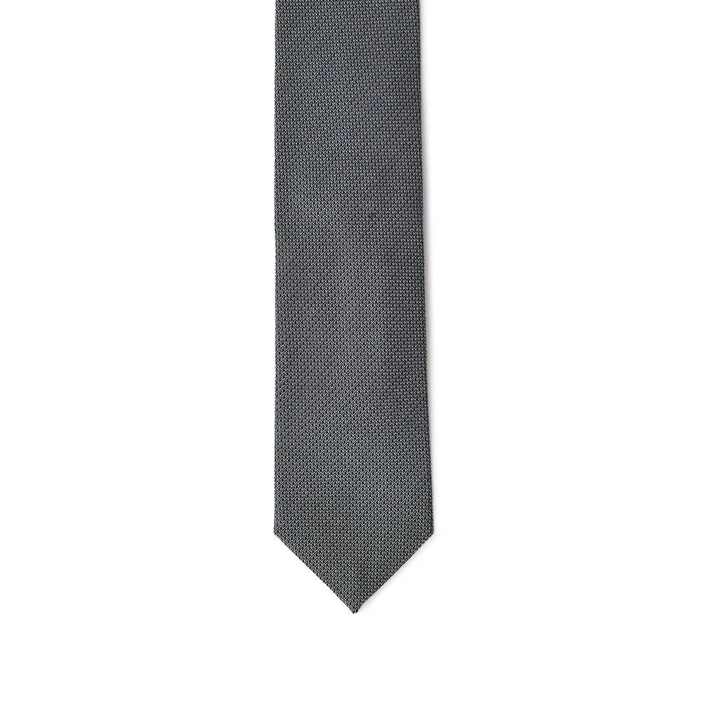 Jil Sander Gray Silk Ty - Neckties
