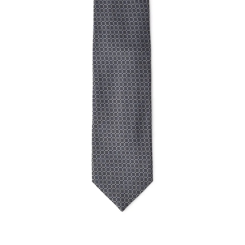 Jil Sander Gray Silk Ty - Neckties