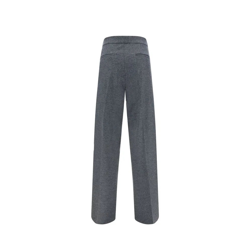 Jil Sander Gray Wool Casual Pants - IT46 | S