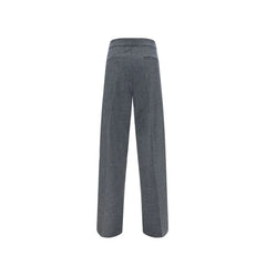 Jil Sander Gray Wool Casual Pants - IT46 | S