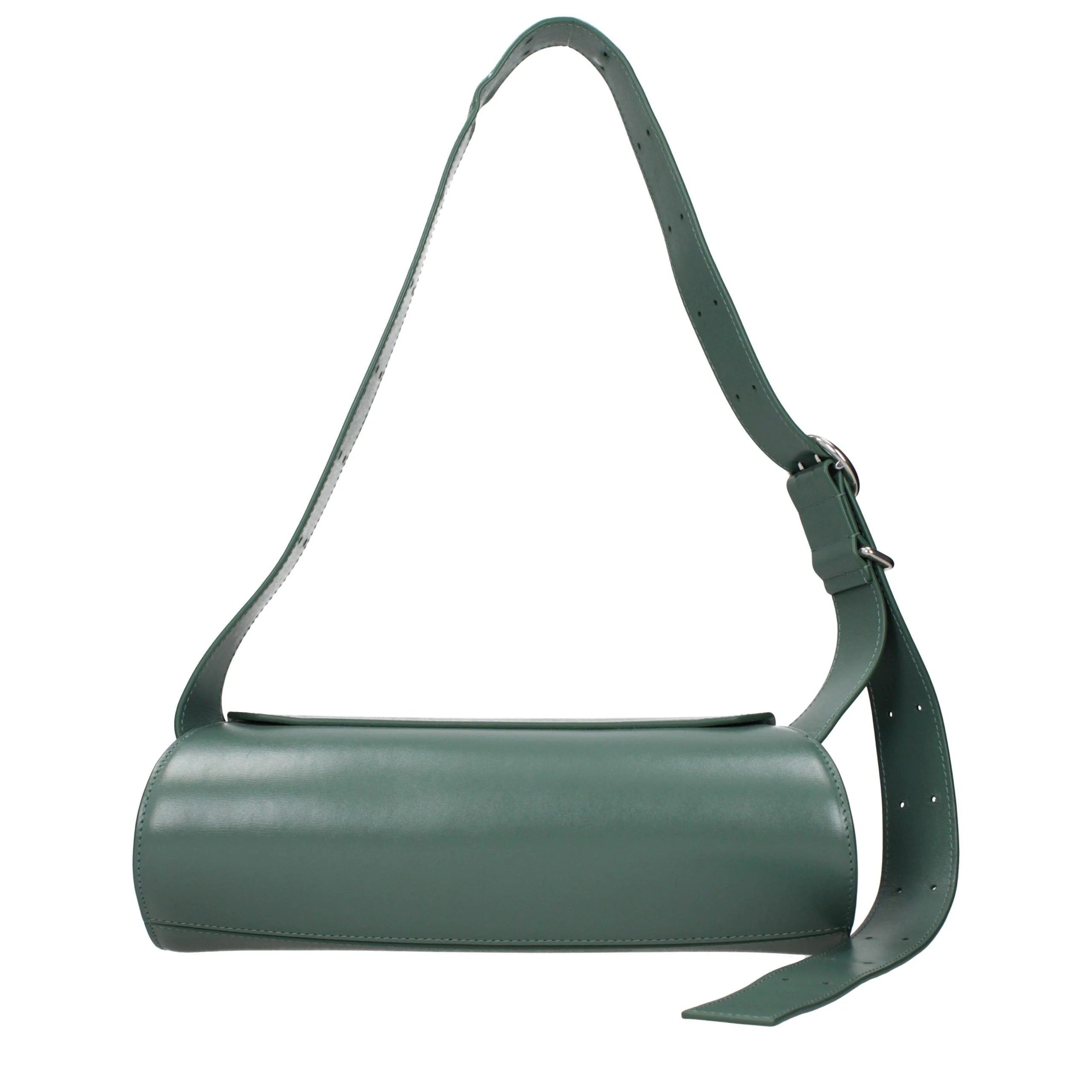 Jil Sander Green Leather Crossbody Bag