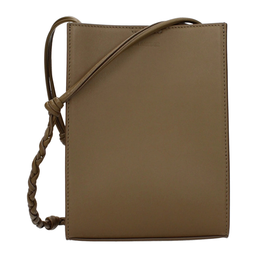 Jil Sander Green Leather Crossbody Bag