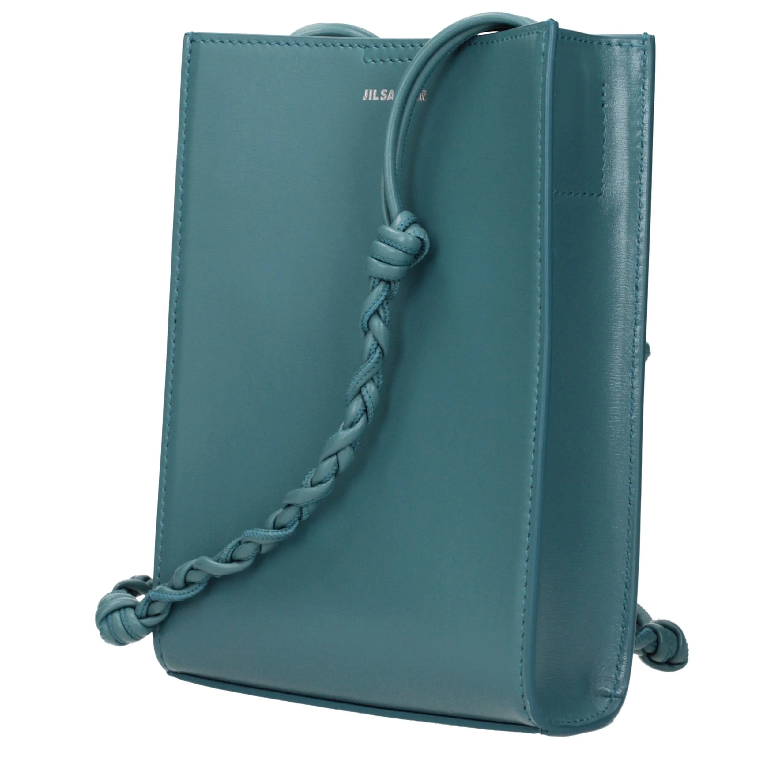Jil Sander Green Leather Crossbody Bag