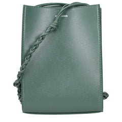 Τσάντα crossbody δερμάτινη πράσινη Jil Sander