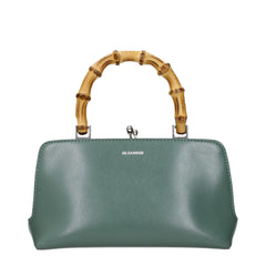 Jil Sander Green Leather Handbag