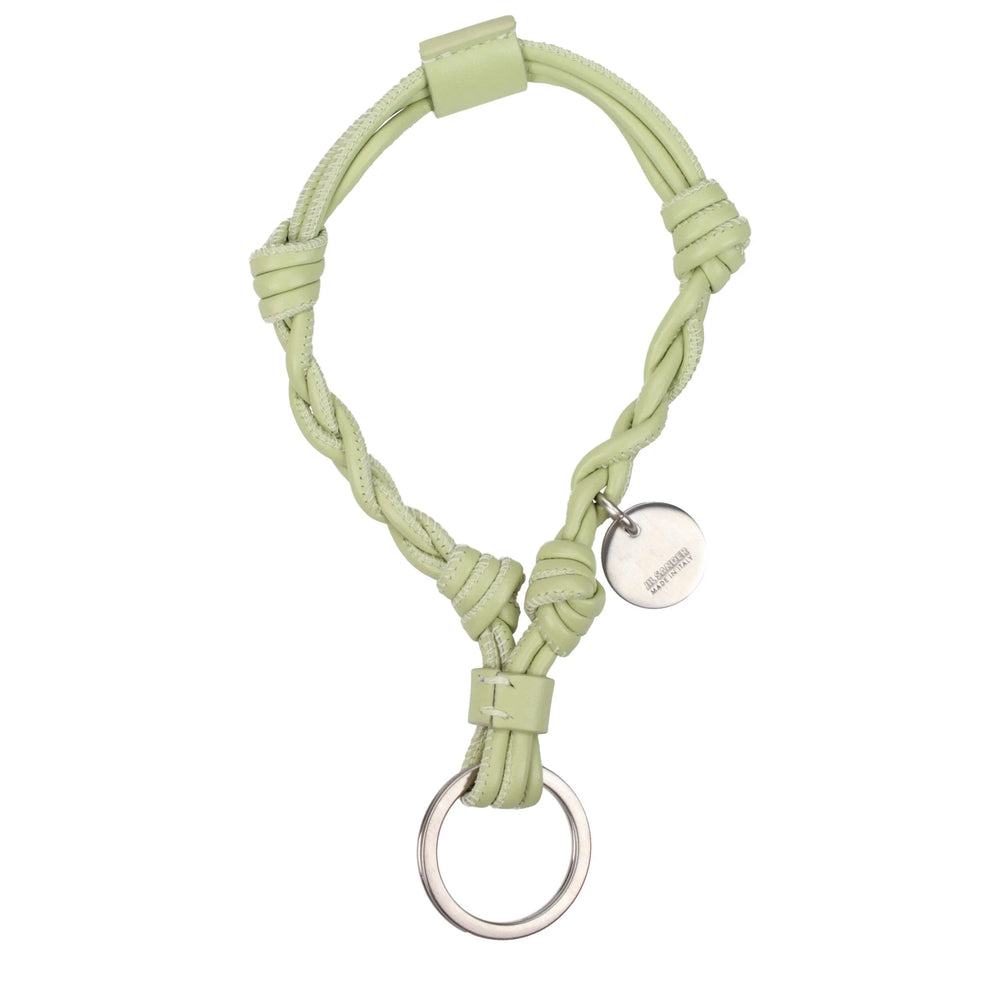 Jil Sander Green Leather Keychains