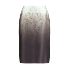 Jil Sander Multicolor Silk Long Skirt