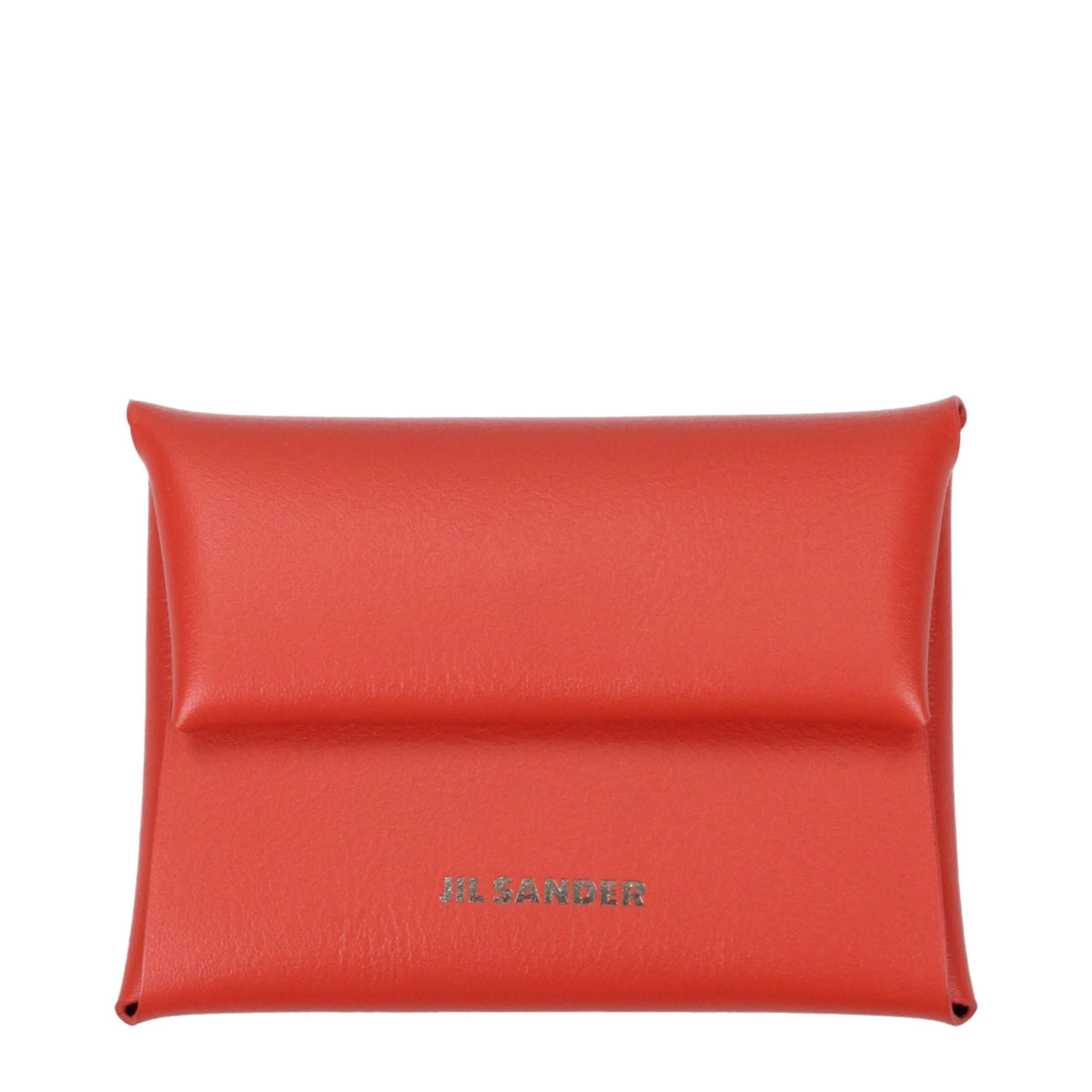 Jil Sander Orange Leather Wallets