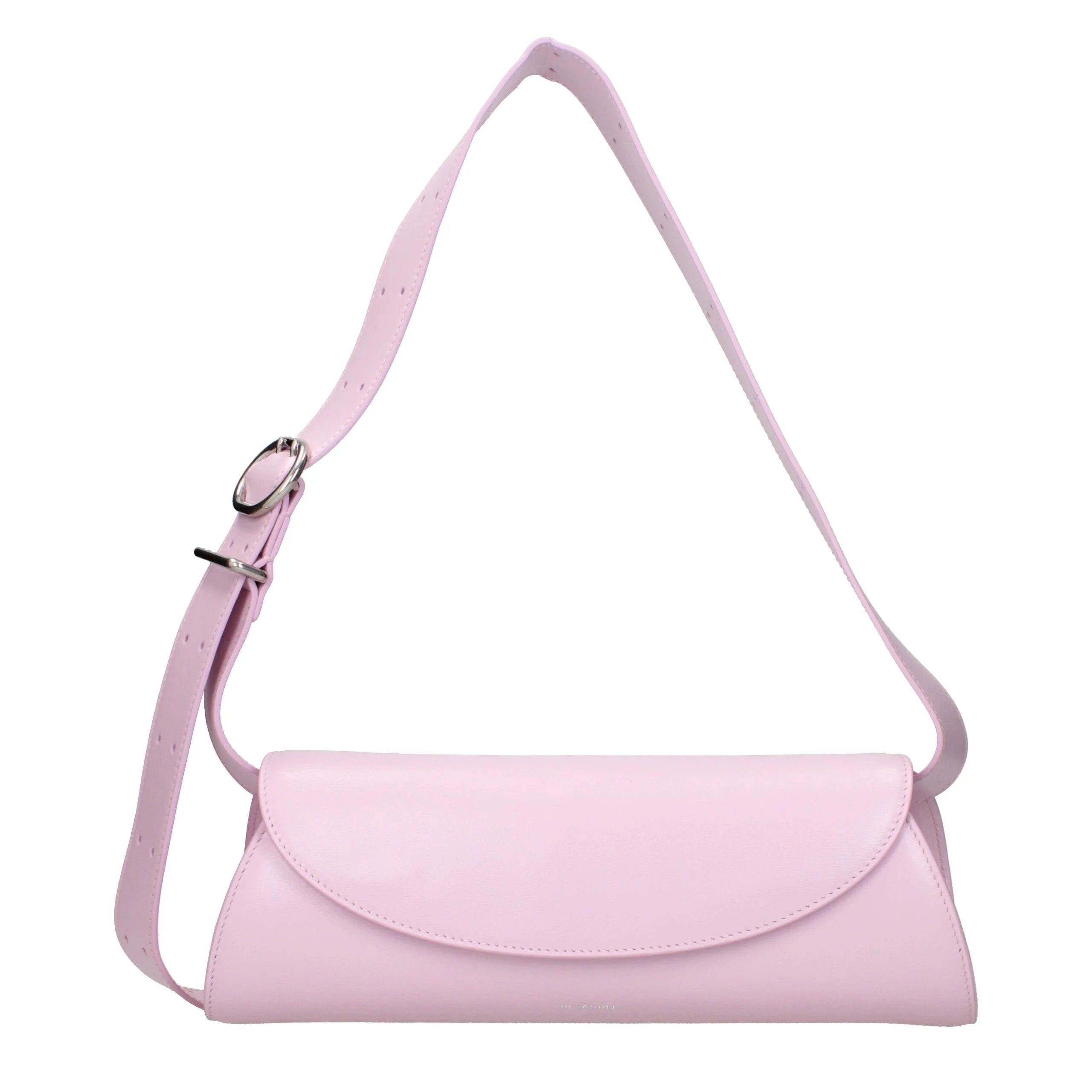 Jil Sander Pink Leather Crossbody Bag