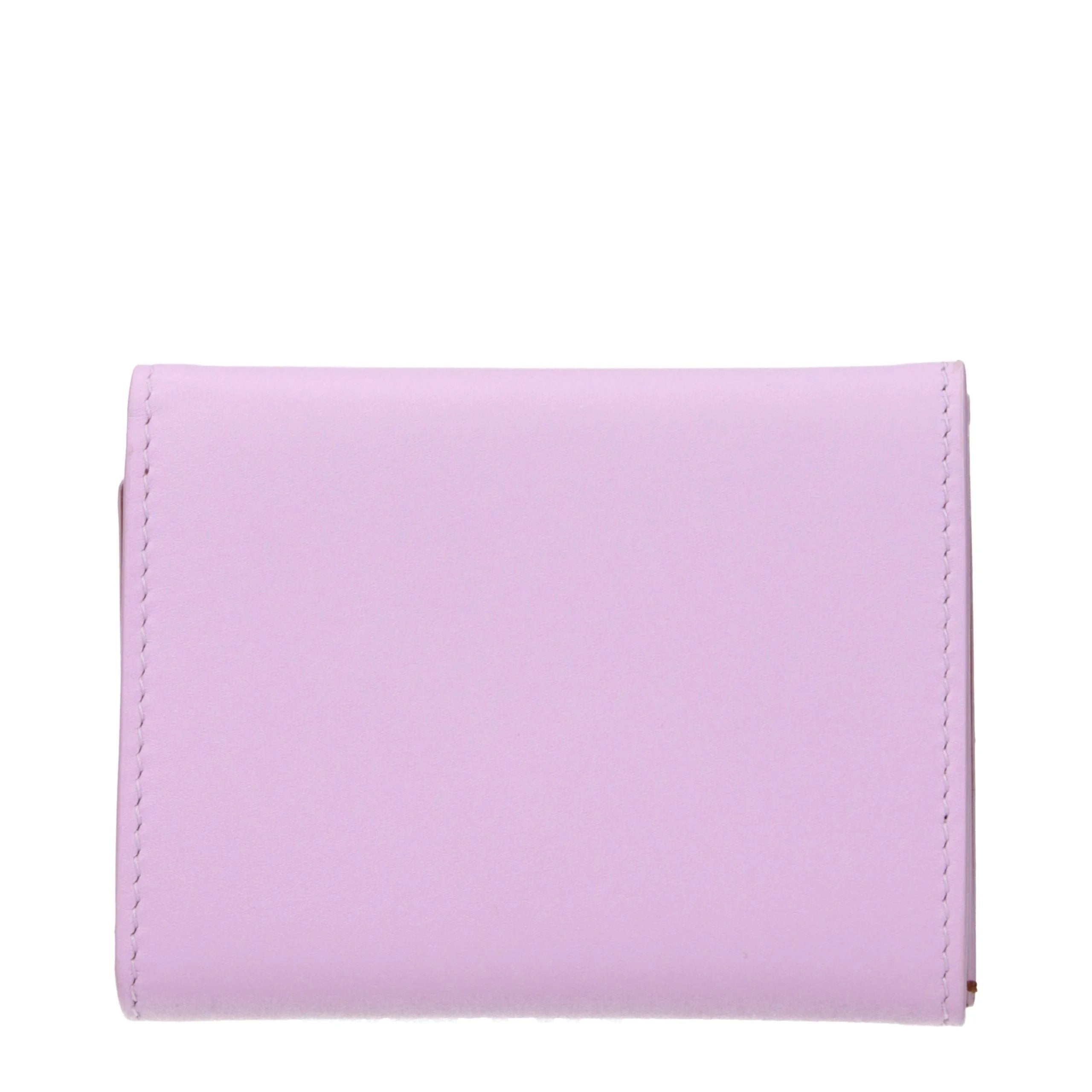 Jil Sander Pink Leather Wallet