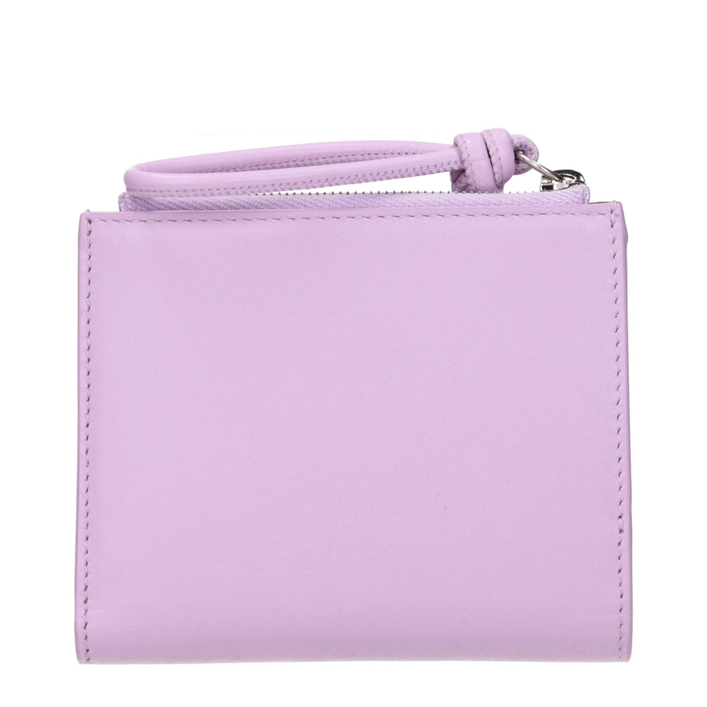 Jil Sander Pink Leather Wallet