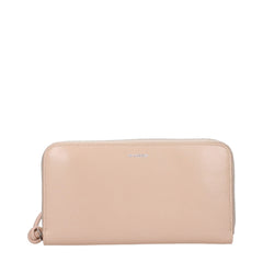 Jil Sander Pink Leather Wallets