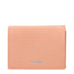 Jil Sander Pink Leather Wallets