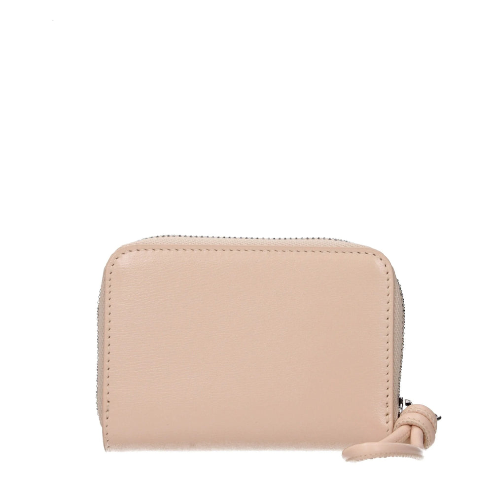 Jil Sander Pink Leather Wallets