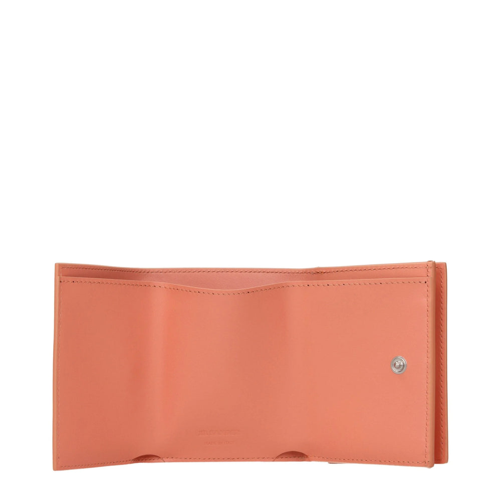 Jil Sander Pink Leather Wallets