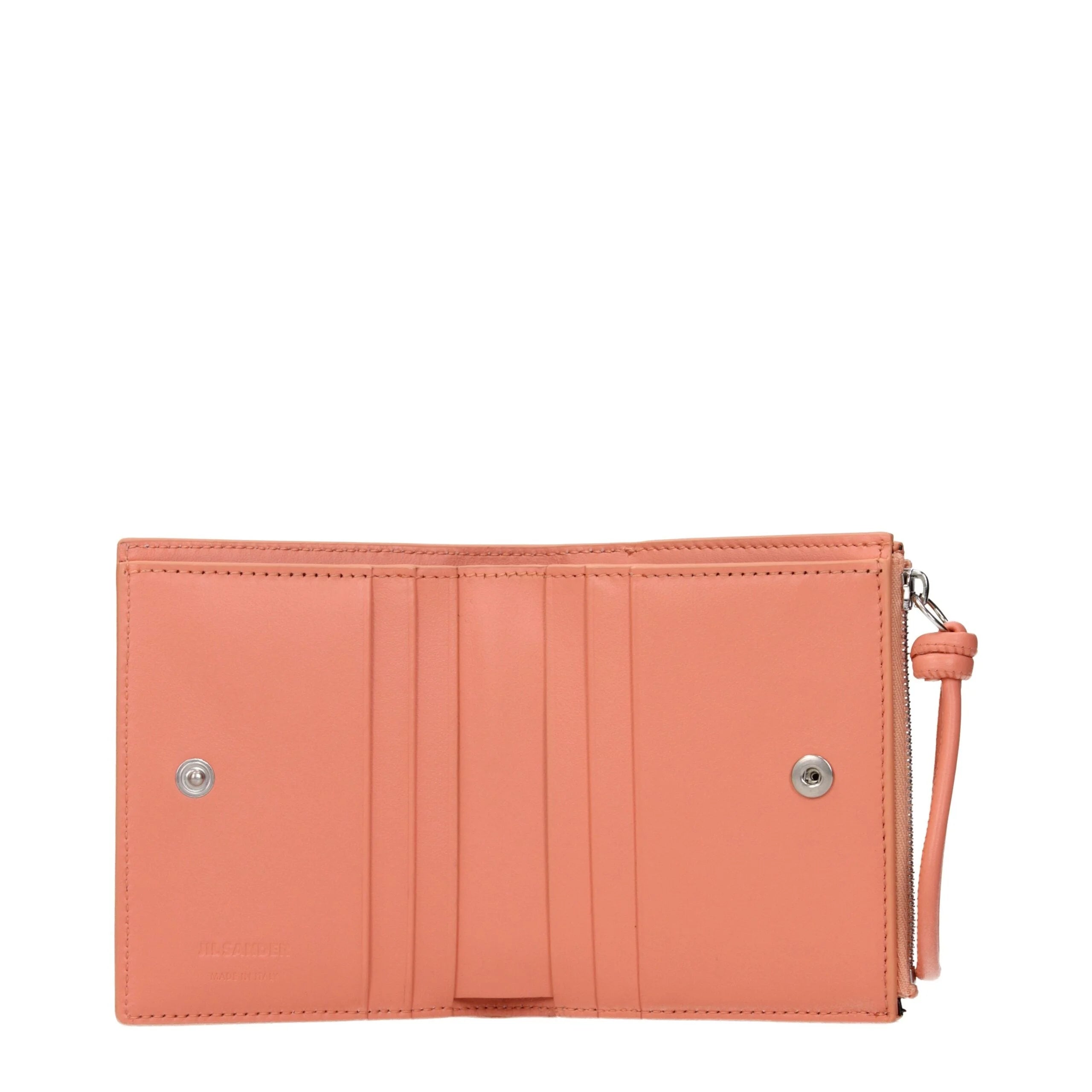 Jil Sander Pink Leather Wallets