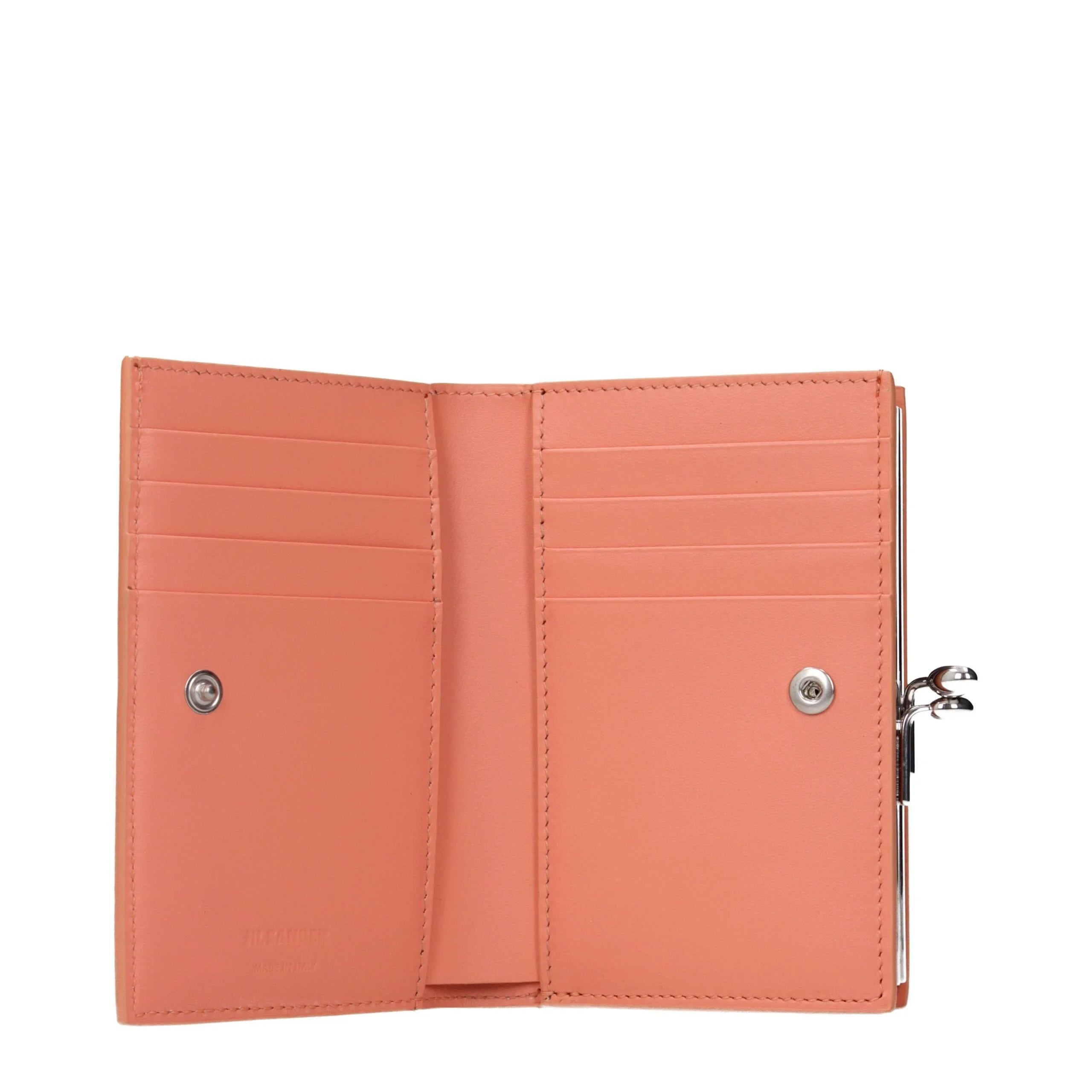 Jil Sander Pink Leather Wallets