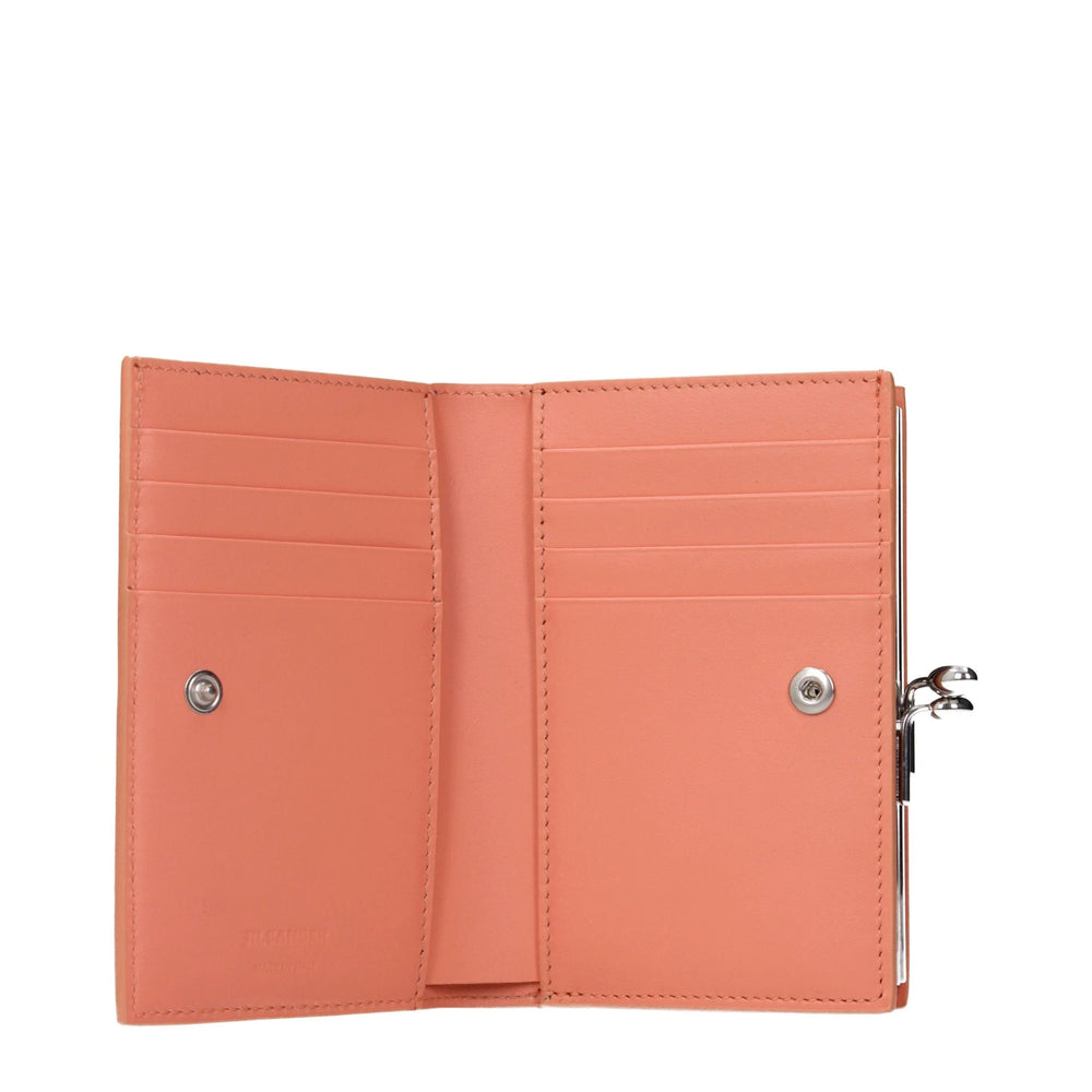Jil Sander Pink Leather Wallets