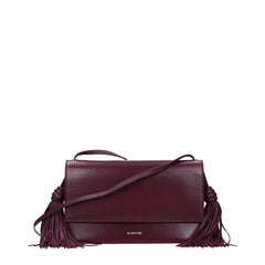 Geantă tip crossbody din piele roșie Jil Sander