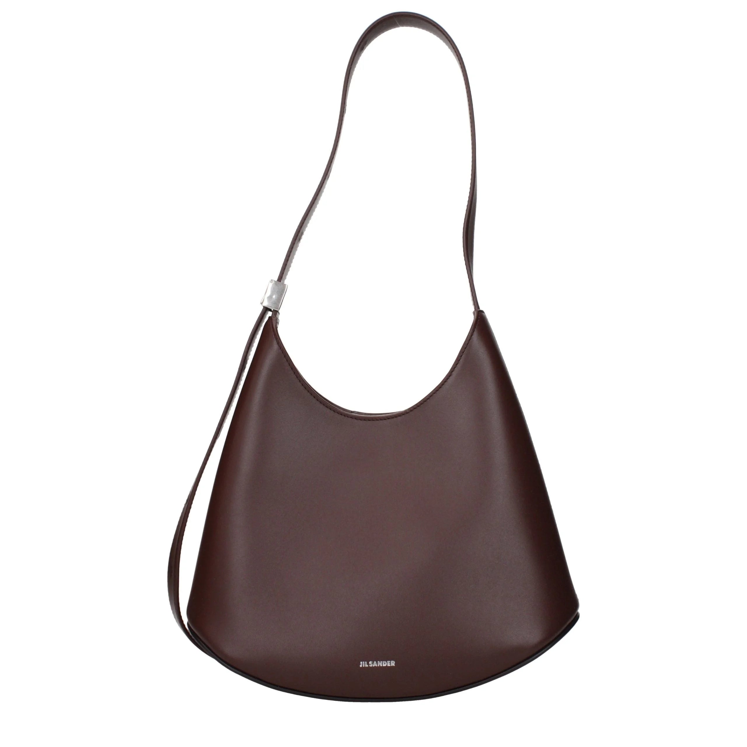 Jil Sander Red Leather Shoulder Bag
