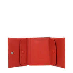 Jil Sander Red Leather Wallets