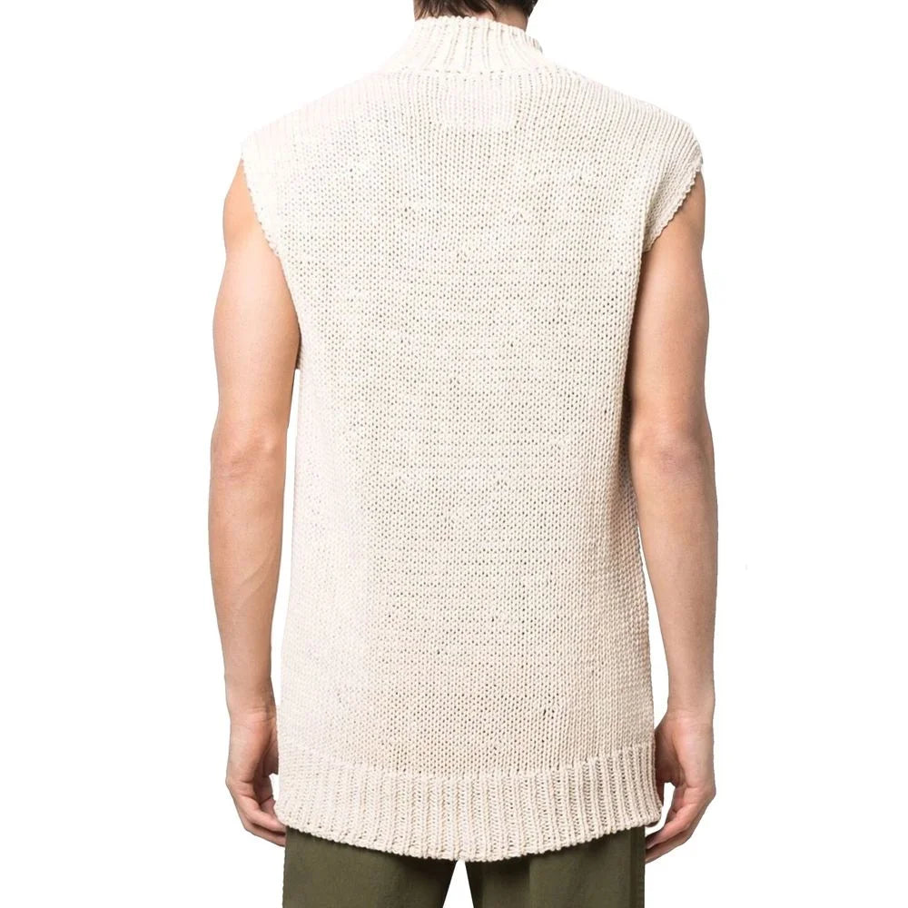 Jil Sander Slogan Print Vest Pullover