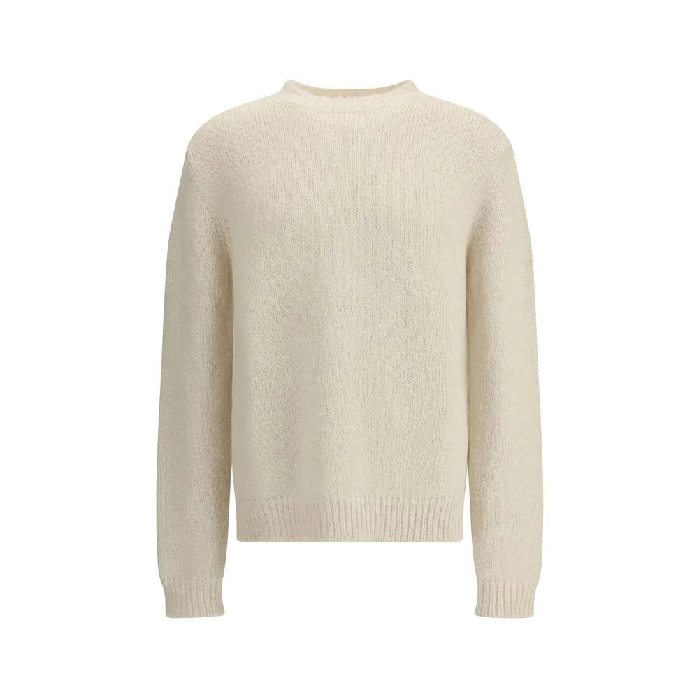Jil Sander White Alpaca Vicugna Pacos Sweatshirt - IT52 | XL